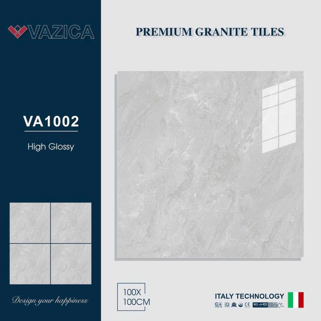 Gạch 100x100 VAZICA mã VA1002 Men Siêu Bóng