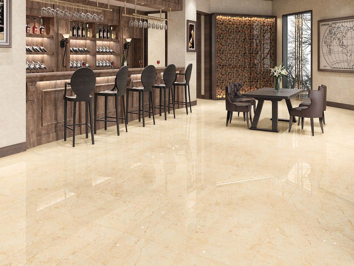 Gạch 120x120 ASI mã ROYAL BEIGE Men Bóng