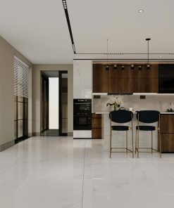 Gạch 120x120 Ấn Độ Novocera mã DUSK WHITE Men Bóng