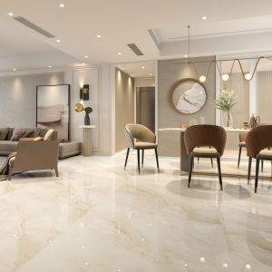 Gạch 120x120 Ấn Độ Novocera mã MORGAN GOLD Men Bóng