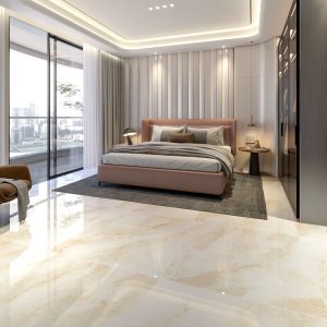 Gạch 120x120 Ấn Độ Novocera mã MORGAN GOLD Men Bóng