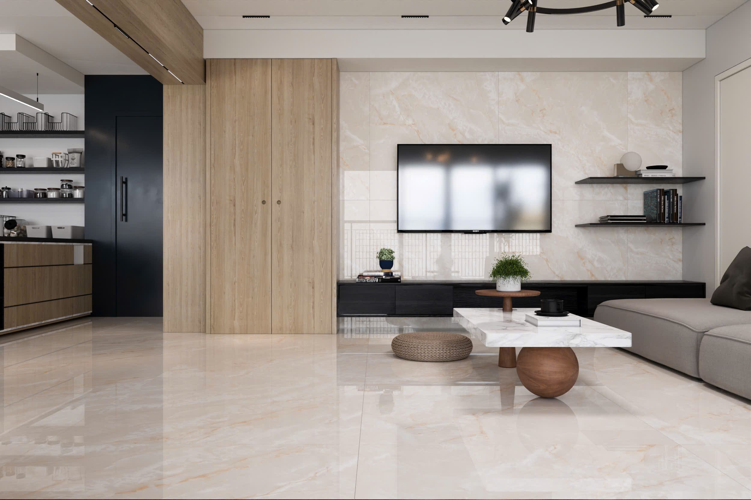Gạch 120x120 Ấn Độ Novocera mã ONYX COSTA Men Bóng Onyx