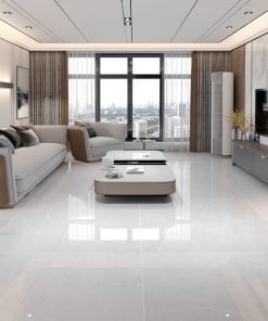 Gạch 120x120 Ấn Độ Novocera mã ORLANDO BIANCO Men Bóng