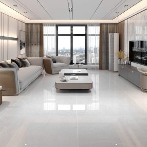 Gạch 120x120 Ấn Độ Novocera mã ORLANDO BIANCO Men Bóng