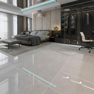 Gạch 120x120 Ấn Độ Novocera mã ORLANDO BIANCO Men Bóng