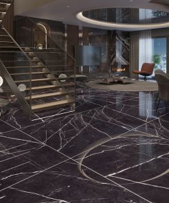 Gạch 120x120 Ấn Độ Novocera mã PULPIS GRIS Men Siêu Bóng