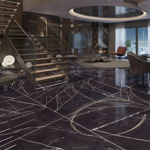 Gạch 120x120 Ấn Độ Novocera mã PULPIS GRIS Men Siêu Bóng