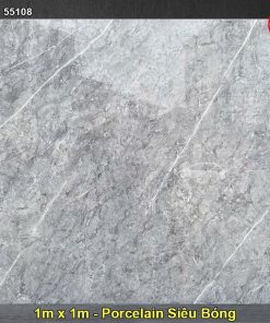 Gạch 1m x 1m Hoàn Mỹ Perfetto 55108 Vân Đá Xám