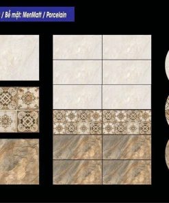 Gạch 40x80 Ấn Độ mã 4543 Slatic Beige Menmatt