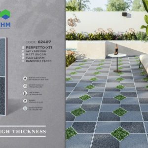 Gạch 42x60 Hoàn Mỹ Perfetto mã 62407 MEN MATT SUGAR