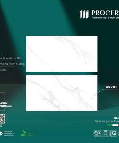 Gạch 45x90 PROCERA mã 59701 Men Bóng Kim Cương