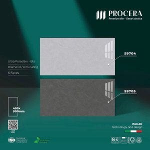 Gạch 45x90 PROCERA mã 59704 Men Bóng Kim Cương