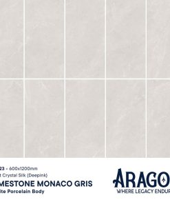Gạch 60x120 AROGON Mã A1623 Men Matt CRYSTAL SILK DEEPINK