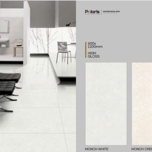 Gạch 60x120 ASI mã MONCH WHITE + MONCH CREMA Men 2 Da