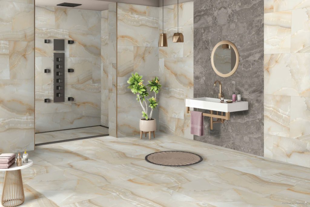Gạch 60x120 ASI mã ONYX ORANGE Men Bóng