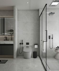 Gạch 60x120 Ấn Độ Novocera mã ARMANI CLARO SMOKY LIGHT Men Bóng
