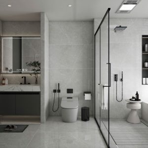 Gạch 60x120 Ấn Độ Novocera mã ARMANI CLARO SMOKY LIGHT Men Bóng