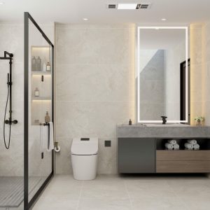 Gạch 60x120 Ấn Độ Novocera mã BENZEEN GREY Men Matt Caving