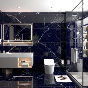Gạch 60x120 Ấn Độ Novocera mã CALCUTTA BLACK Men Siêu Bóng