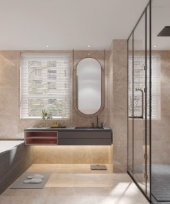 Gạch 60x120 Ấn Độ Novocera mã FALCON TAUPE Men Bóng