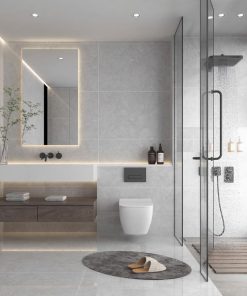 Gạch 60x120 Ấn Độ Novocera mã HARMONY GREY Men Bóng