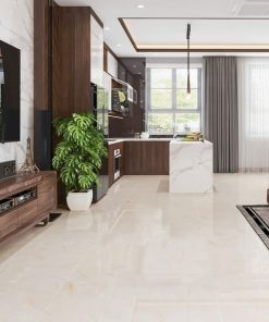 Gạch 60x120 Ấn Độ Novocera mã MINT BEIGE Men Bóng
