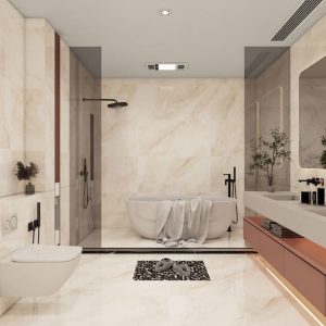 Gạch 60x120 Ấn Độ Novocera mã MORGAN GOLD Men Bóng