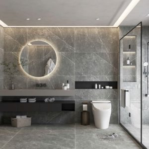 Gạch 60x120 Ấn Độ Novocera mã PEITRA GRIS Men Matt
