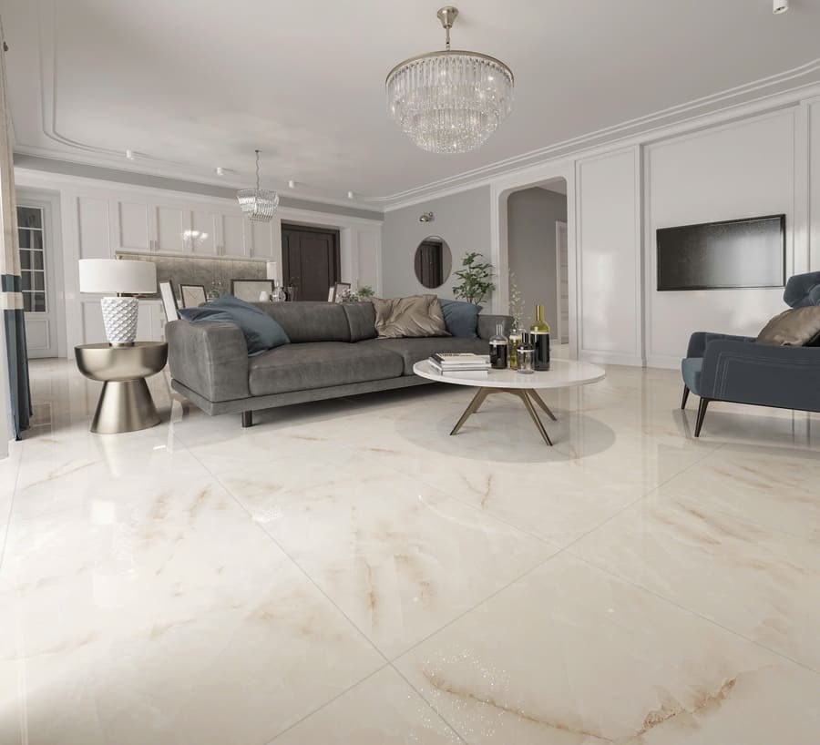 Gạch 60x120 Ấn Độ Novocera mã SIMPLE ONYX Men Bóng