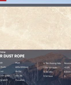 Gạch 60x120 Ấn Độ Novocera mã STAR DUST ROPE Men Matt