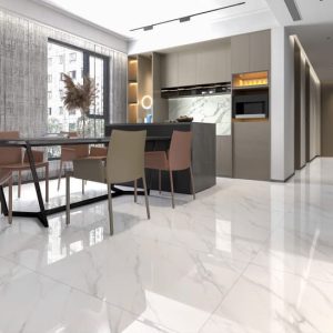 Gạch 60x120 Ấn Độ Novocera mã STATURIO GREY Men Bóng