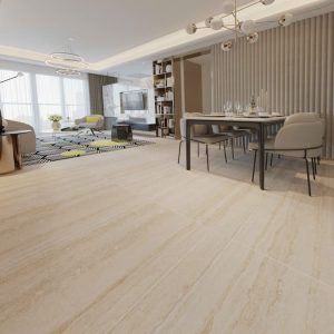 Gạch 60x120 Ấn Độ Novocera mã TRAVERTINE IVORY Men Matt Carving