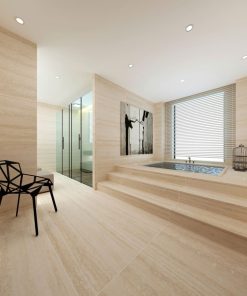 Gạch 60x120 Ấn Độ Novocera mã TRAVERTINE IVORY Men Matt Carving