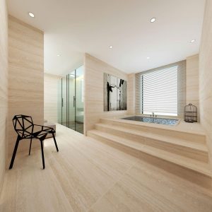 Gạch 60x120 Ấn Độ Novocera mã TRAVERTINE IVORY Men Matt Carving