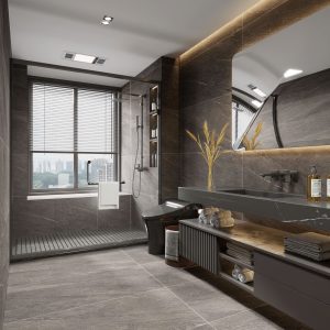 Gạch 60x120 Ấn Độ Novocera mã TREVISO NERO Men Matt GHR