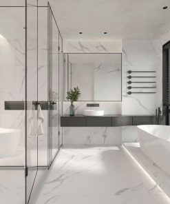 Gạch 60x120 Ấn Độ Novocera mã VENATO BIANCO Men Matt