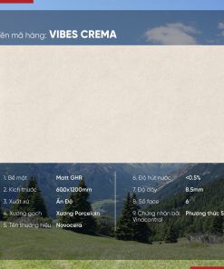 Gạch 60x120 Ấn Độ Novocera mã VIBES CERMA Men Matt GHR