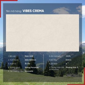 Gạch 60x120 Ấn Độ Novocera mã VIBES CERMA Men Matt GHR