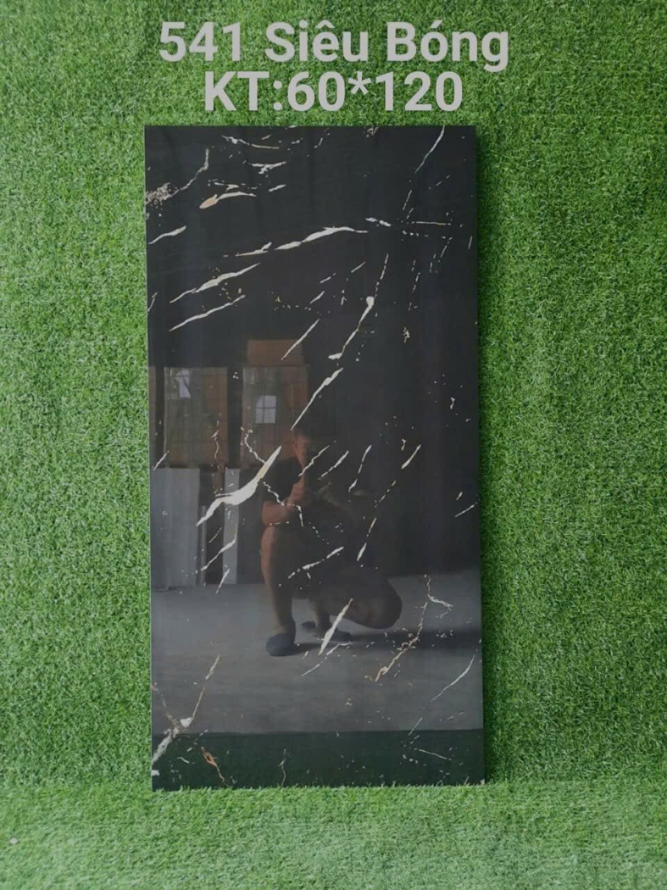 Gạch 60x120 Ấn Độ mã 541 men siêu bóng