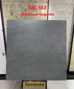 Gạch 60x120 Ấn Độ mã IMC.363 Milestone Graphite men matt