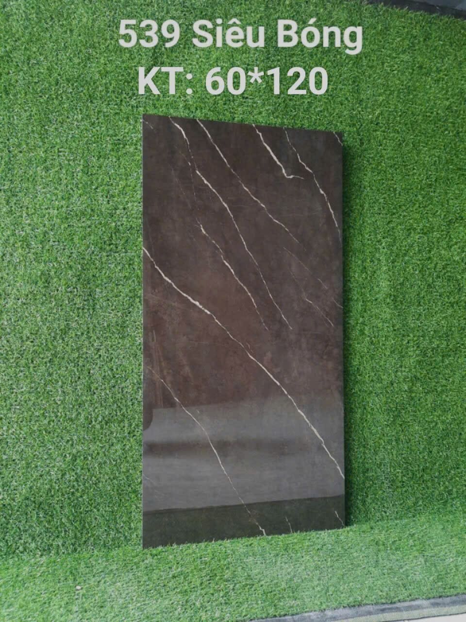 Gạch 60x120 Ấn Độ mã 539 men siêu bóng