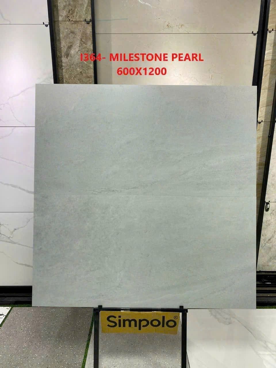 Gạch 60x120 Ấn Độ mã l364 - MILESTONE PEARL men matt