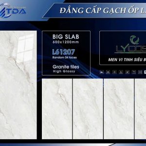 Gạch 60x120 TDA mã L61207 Men Siêu Bóng