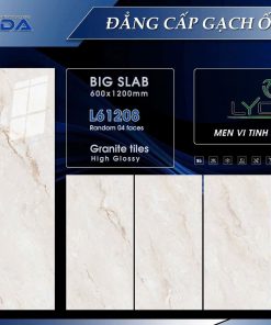 Gạch 60x120 TDA mã L61208 Men Siêu Bóng