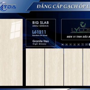 Gạch 60x120 TDA mã L61211 Men Siêu Bóng