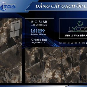 Gạch 60x120 TDA mã L61299 Men Siêu Bóng