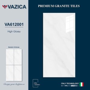 Gạch 60x120 VAZICA mã VA612001 Men Siêu Bóng