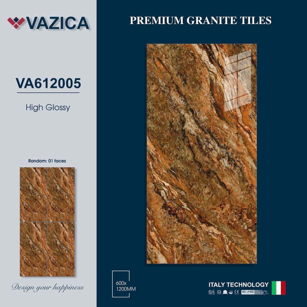 Gạch 60x120 VAZICA mã VA612005 Men Siêu Bóng