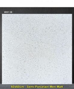 Gạch 60x60 Á Mỹ W6138 Terrazzo Xám