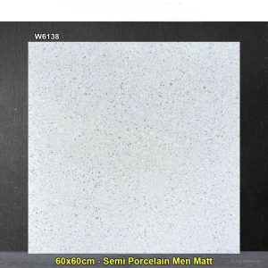 Gạch 60x60 Á Mỹ W6138 Terrazzo Xám